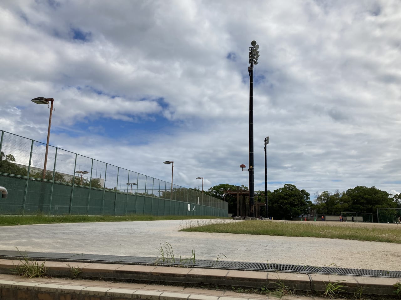 2022年9月西部埋立第五公園テニスコート運動広場