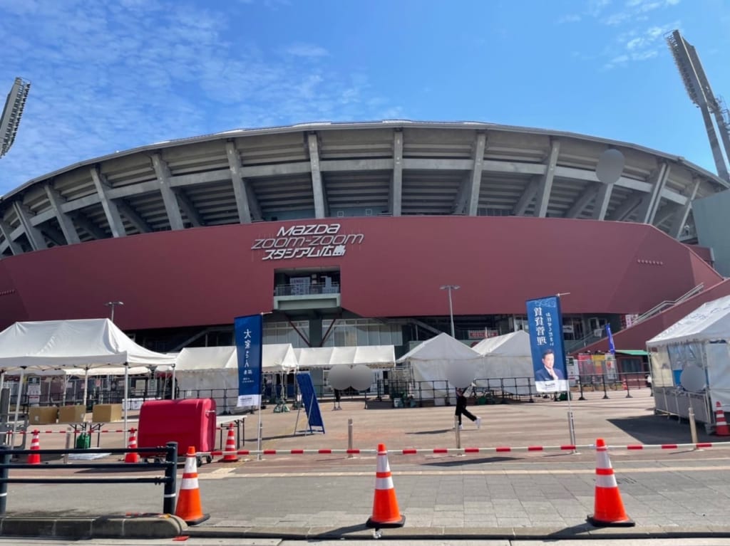 2022年マツダスタジアム内のグッズショップリニューアル工事中_2022年シーズン中のスタジアムの様子