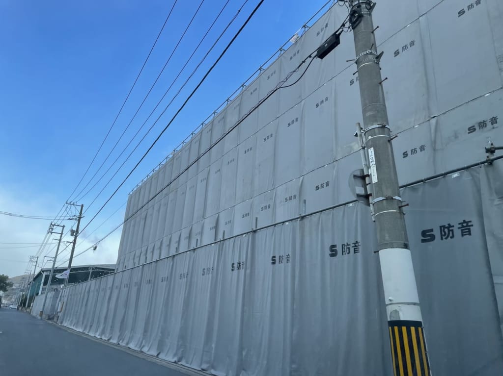 2022年12月三菱重工の社宅解体工事_西区観音新町