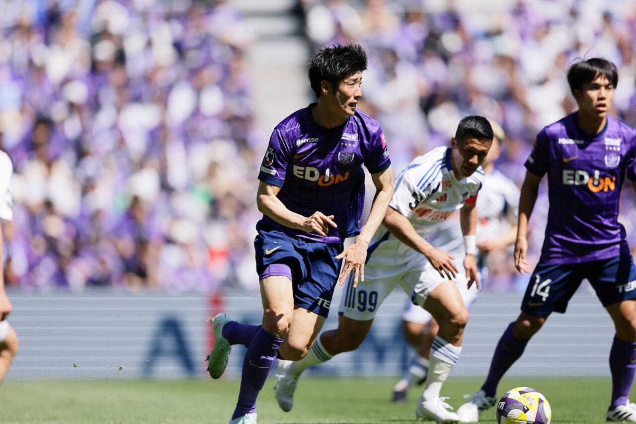 エディオンピースウイング広島での試合の様子