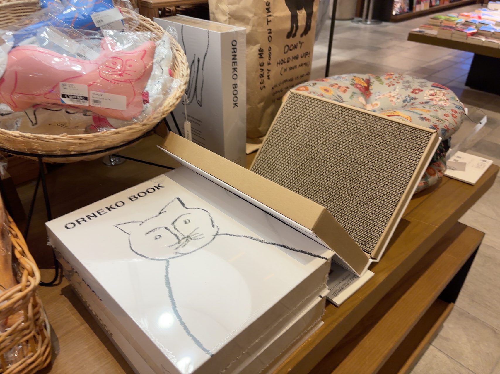 オルネコPOP-UPで販売されている猫用の爪とぎ
