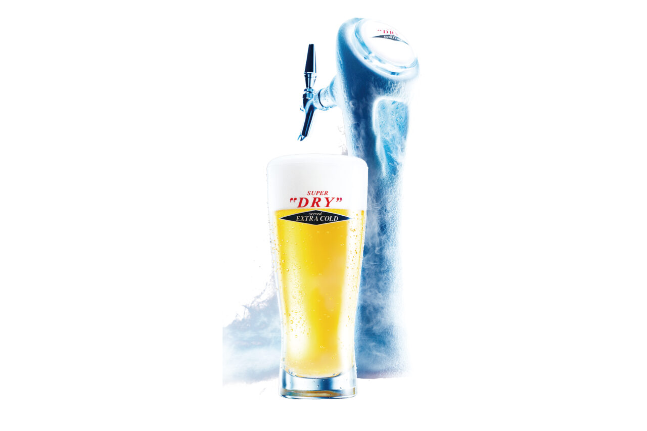 スーパードライ エクストラコールドのグラス