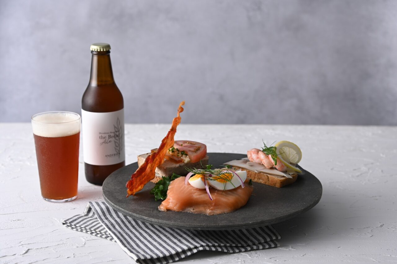新商品のクラフトビール「the Bread Ale」と料理のペアリング例