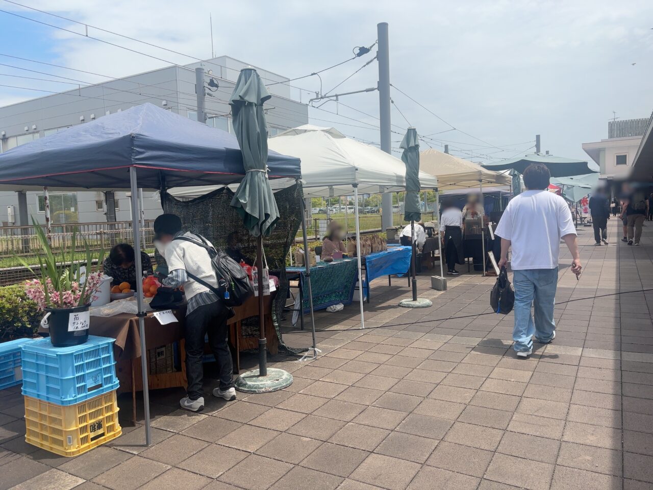 マルシェの一角
