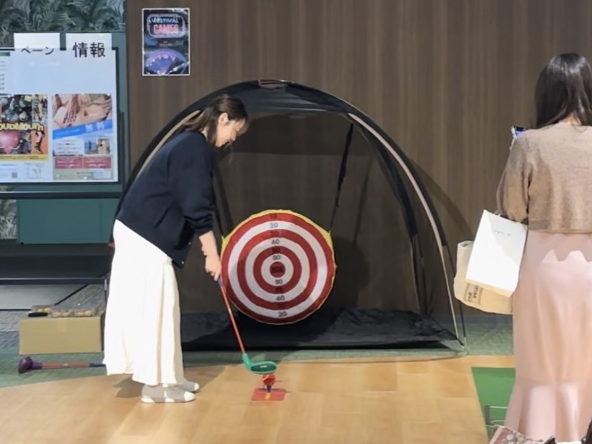 子どもも楽しめるスナッグゴルフコーナー