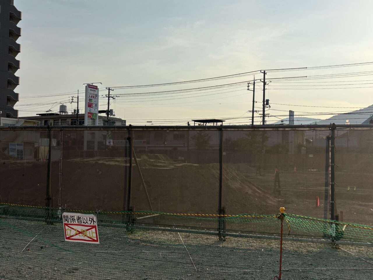 ゆめモール五日市で進む新店舗の工事の様子