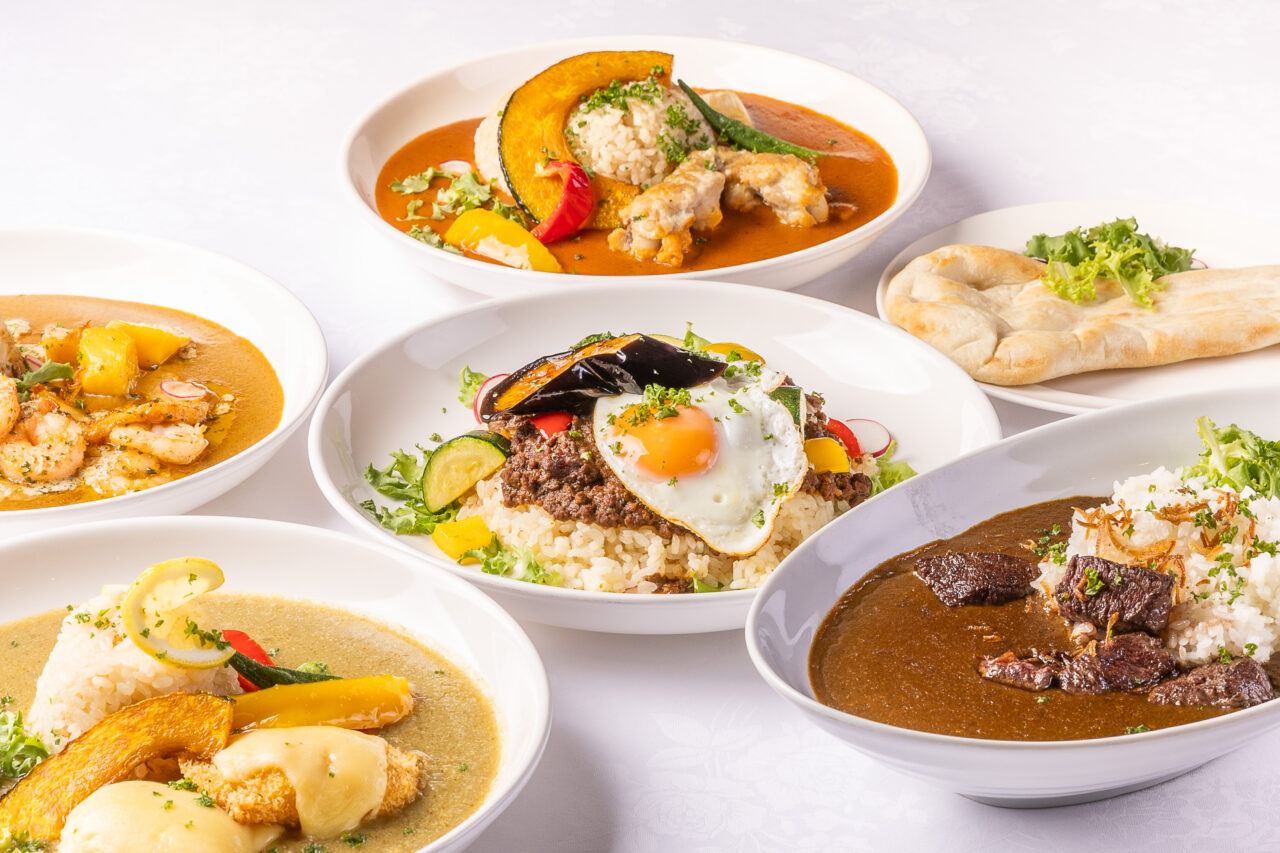 ザ リバーサイドカフェ Summer Curry Fair 2025のカレーメニュー