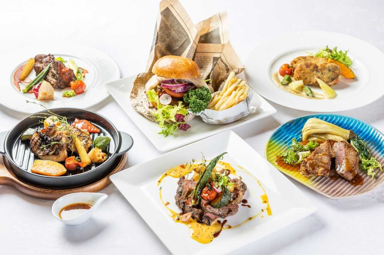 期間限定で提供される6種類の肉料理