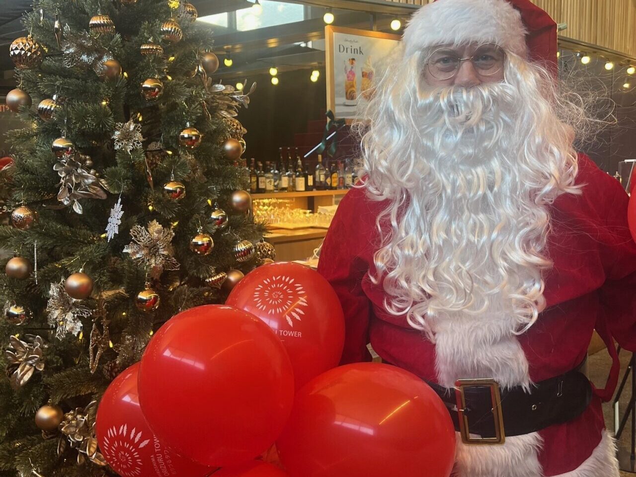 サンタクロースとの記念撮影イメージ