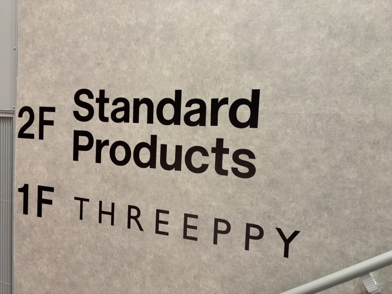 本通りにオープンしたStandard ProductsとTHREEPPYの外観