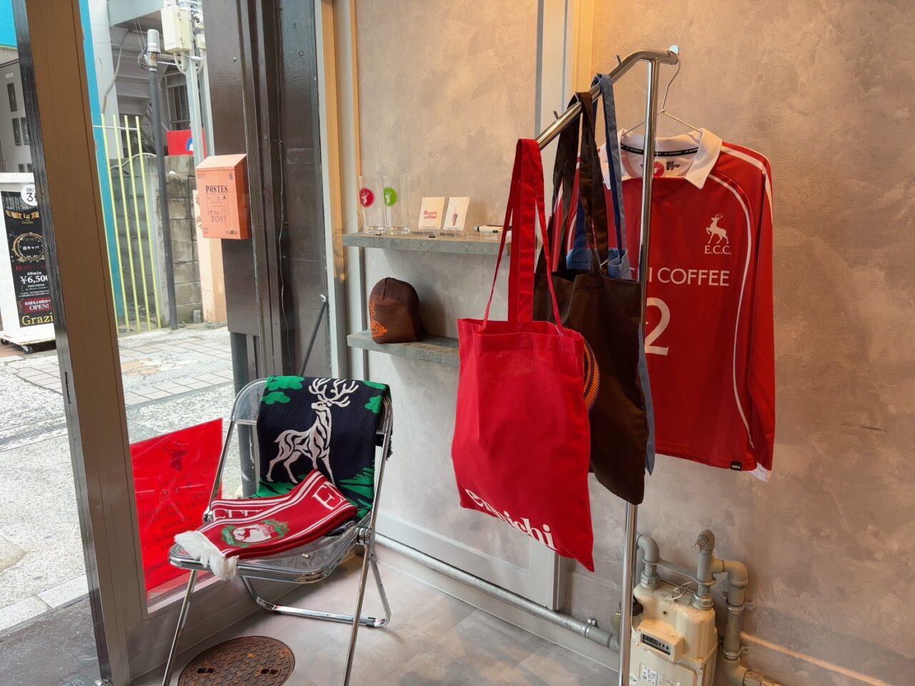 横川駅近く星のみち商店街にオープンしたennnichi coffee