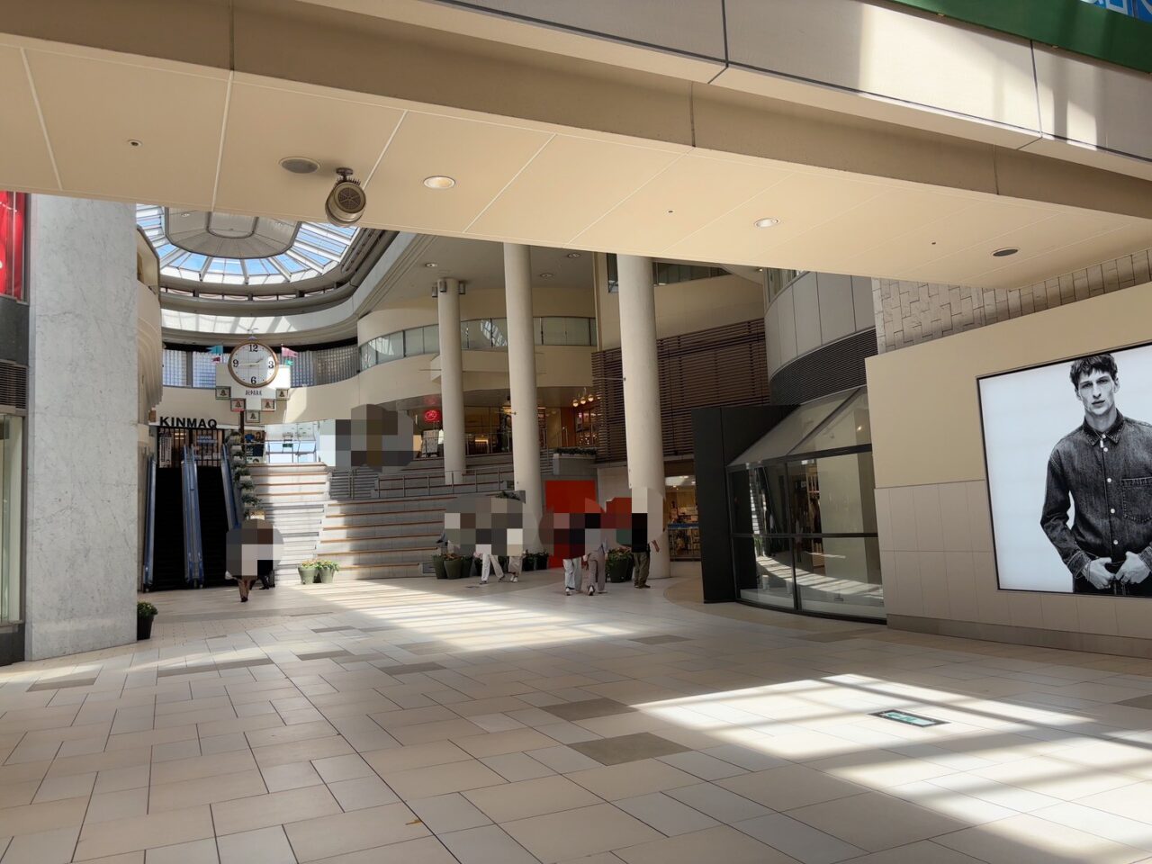 アルパーク東棟2階時計の広場