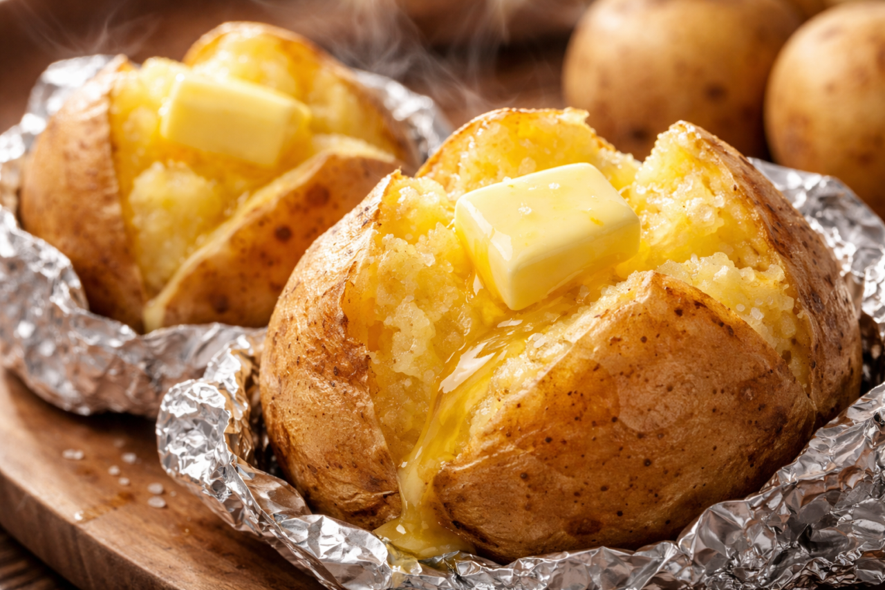 北海道フェアのイメージとして、ラーメンやじゃがバター、海鮮、スイーツなど北海道グルメが並ぶイメージ画像