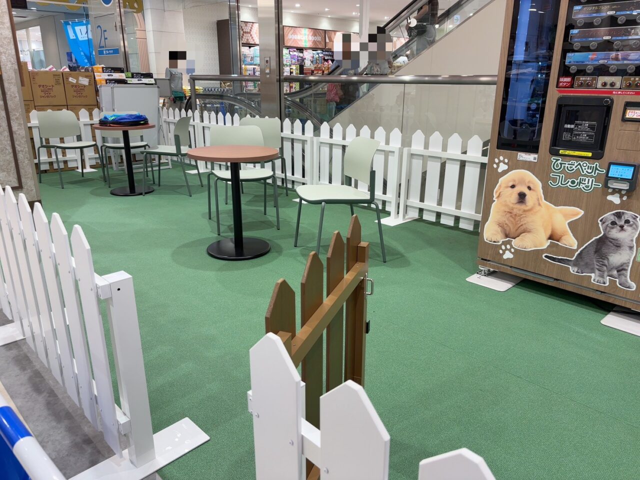 アルパークにオープンするひごペットフレンドリーの店内準備風景と商品売場