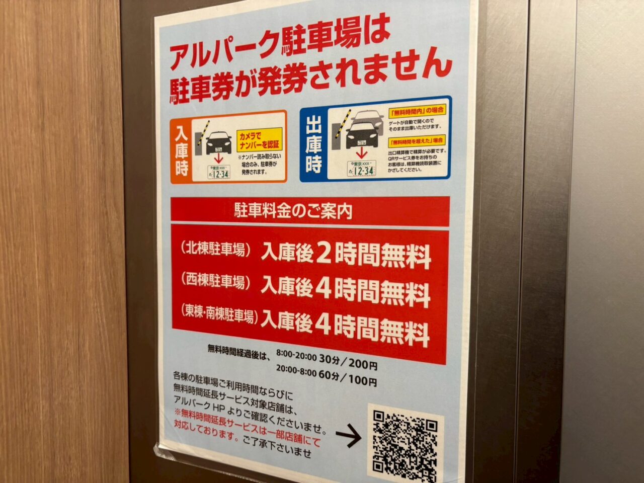 アルパーク駐車場