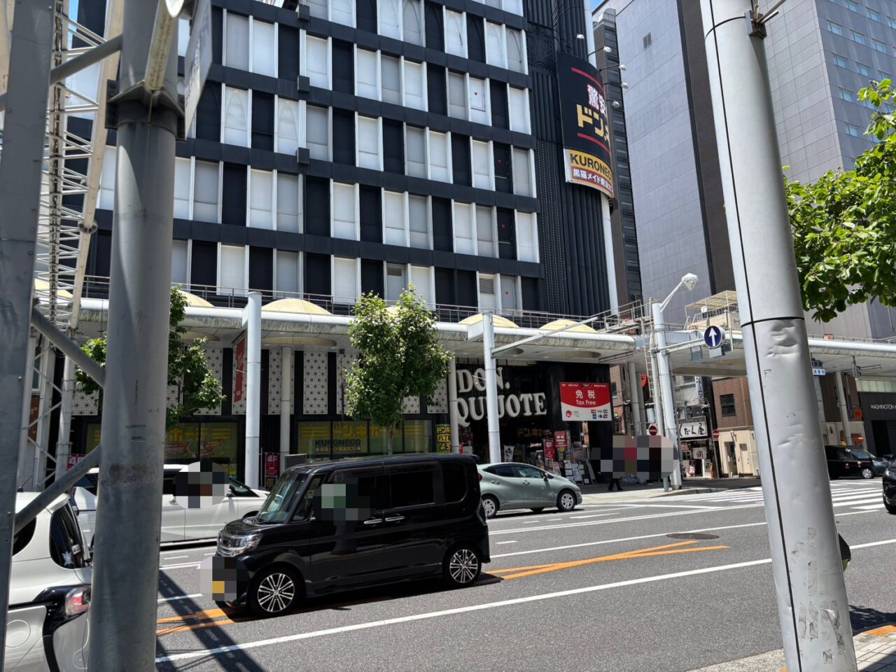 広島市中区新天地にオープンしたSMARTコインパーキングの全景