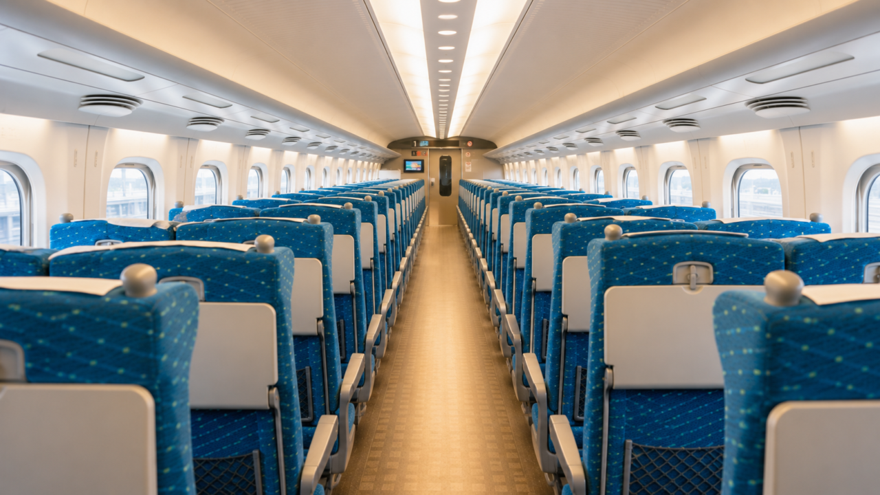 広島駅を発着する山陽新幹線のイメージ。お盆期間は「のぞみ」が全席指定席で運行される